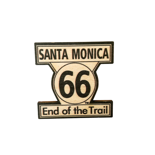 End of the Trail™ Wood Magnet