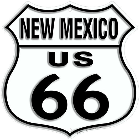 New Mexico Route 66 Shield Sign