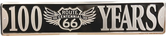 Route 66 100 Years Street Sign